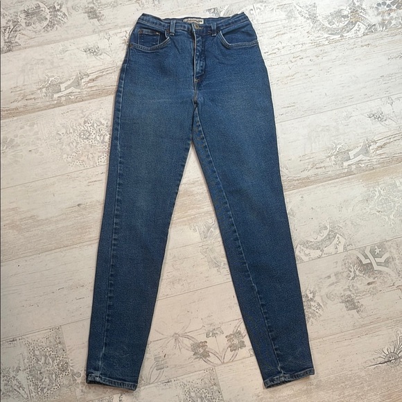 Vintage 90s London Jean Women’s Medium Wash Mom Jeans Size 6 - Picture 1 of 8
